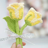 Hand Knit Flowers