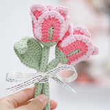 Hand Knit Flowers