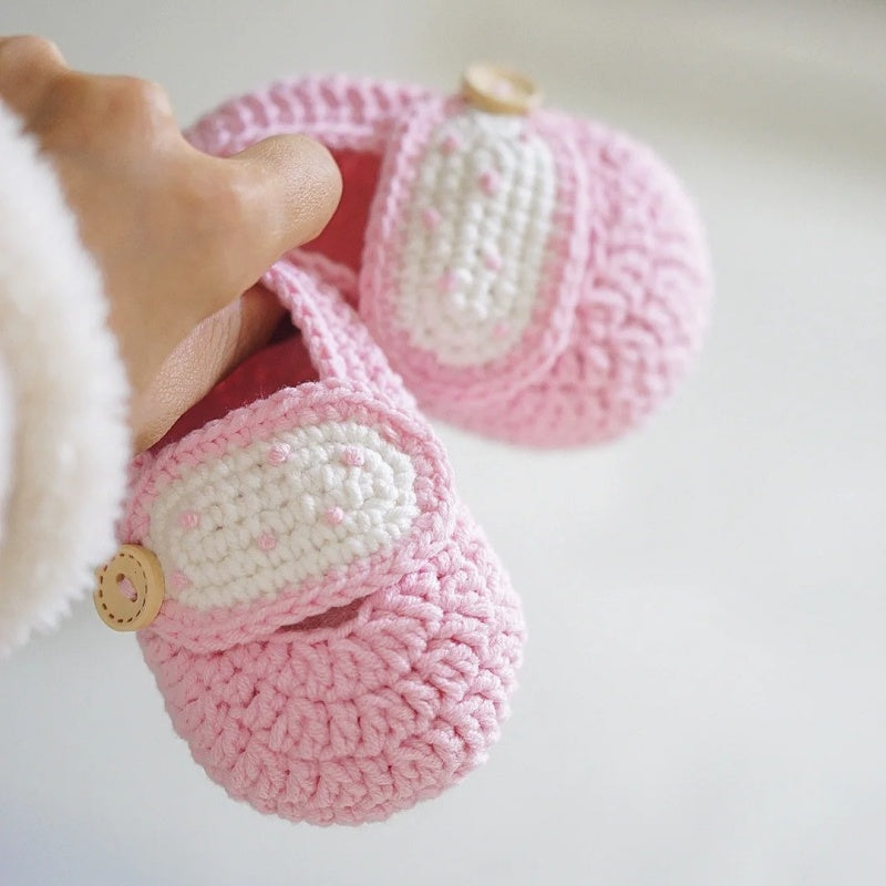 Baby Hand Knit Shoes