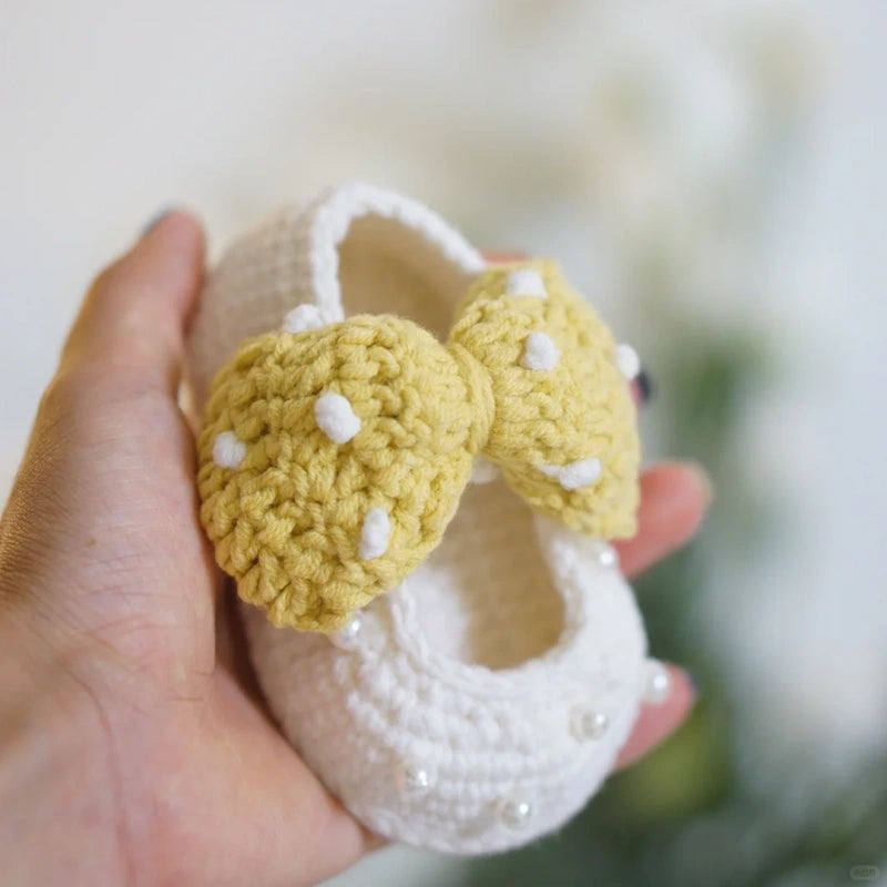 Baby Hand Knit Shoes