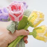 Hand Knit Flowers