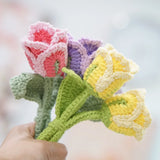 Hand Knit Flowers